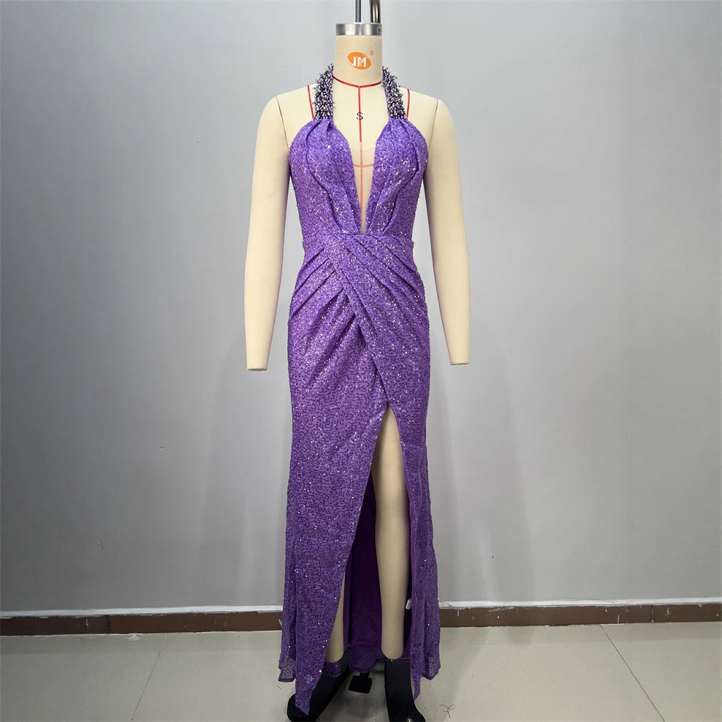 Women backless casual partywear