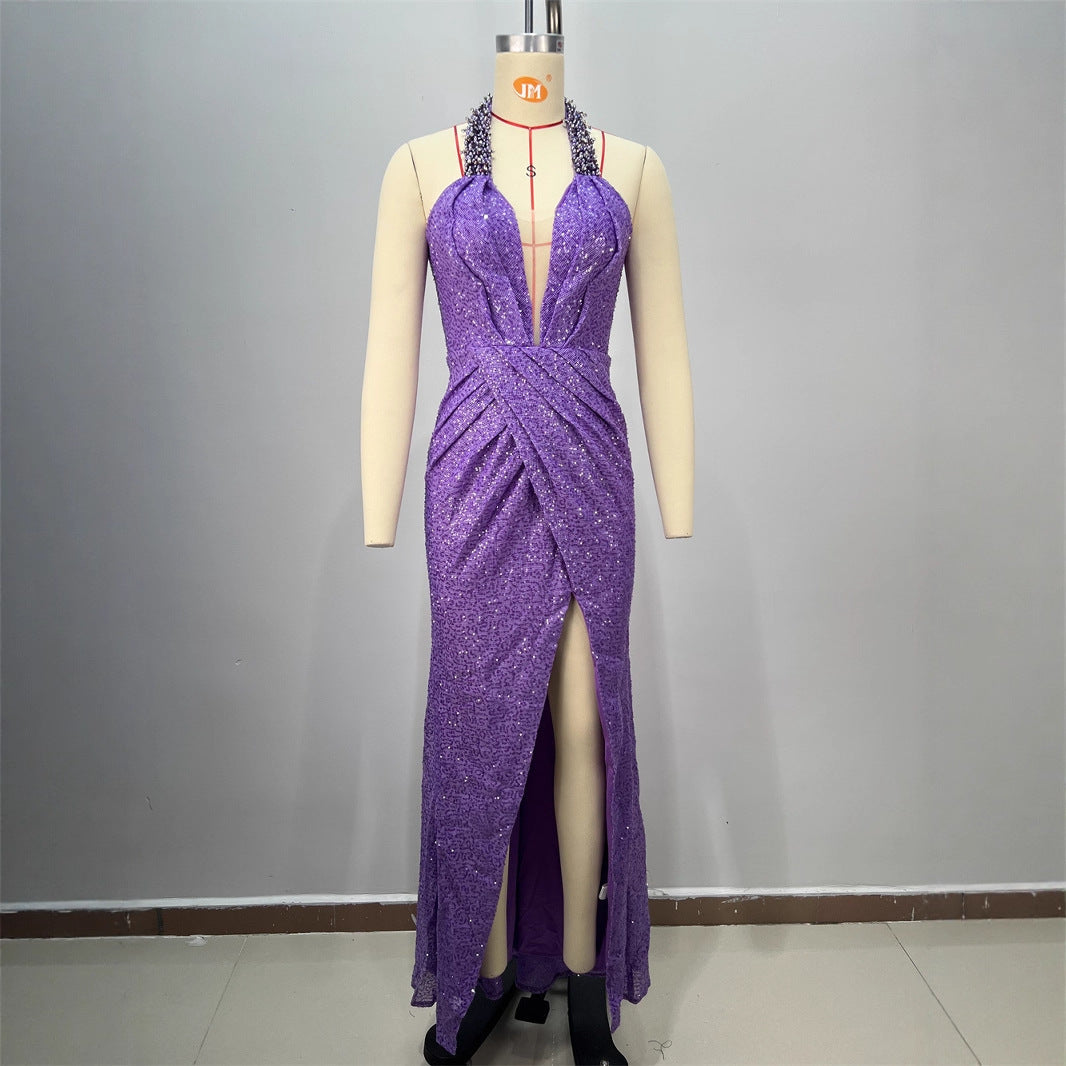 Women backless casual partywear