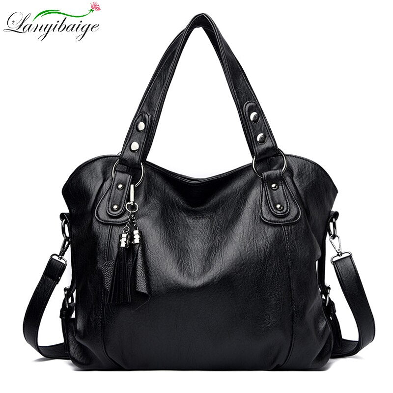 Purses and Handbags Soft Leather Luxury Handbags Women Bags Designer High Quality Casual Tote Female Shoulder Crossbody Bag