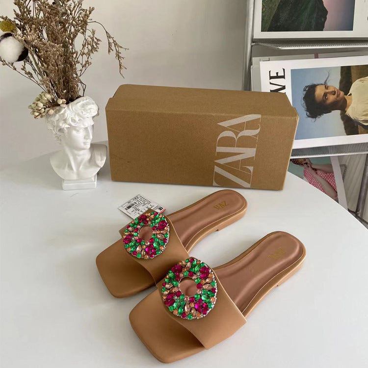 Woman Pumps Luxury Brand High Heels Pointed Toe Shoes Woman Heels Crystal Party Wedding Shoes Stiletto Fashion Slingbacks Ladies