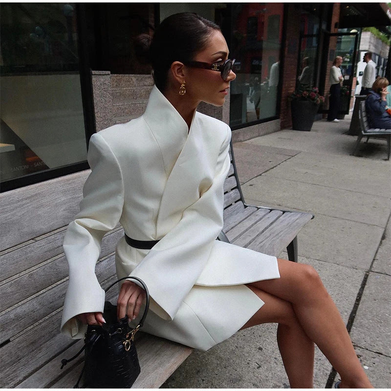 Autumn women elegant suit
