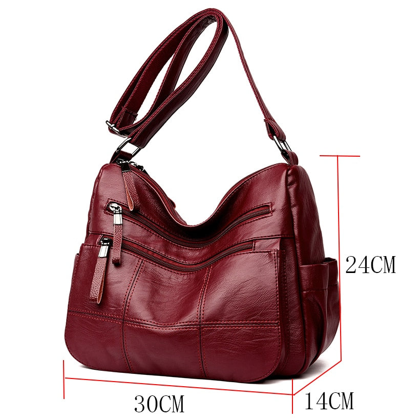 Women Luxury Leather Handbags Women Bags Designer Female Shoulder Messenger Bag