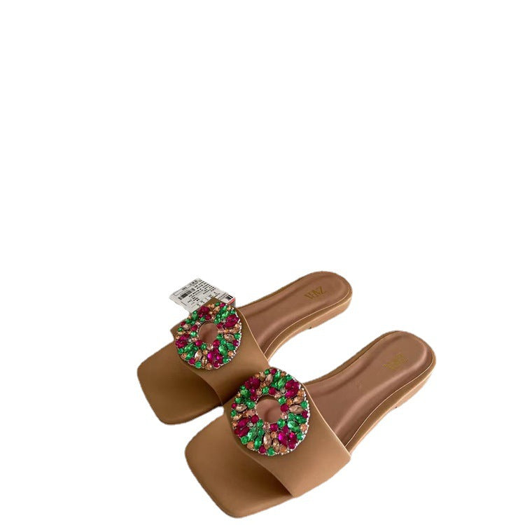 Woman Pumps Luxury Brand High Heels Pointed Toe Shoes Woman Heels Crystal Party Wedding Shoes Stiletto Fashion Slingbacks Ladies