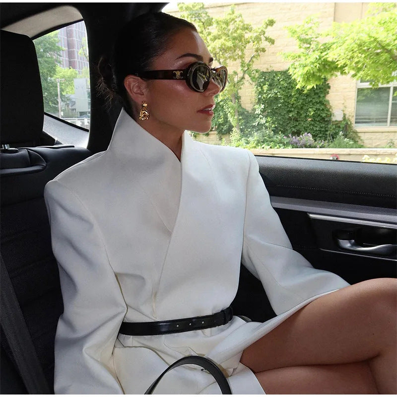 Autumn women elegant suit