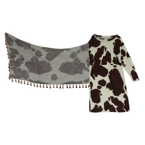 Vintage Models Warm Woolen Straight Fall And Winter Dresses