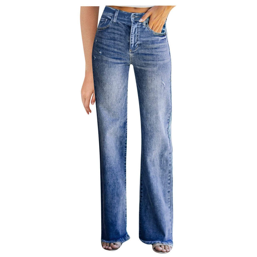 Loose denim pants for women