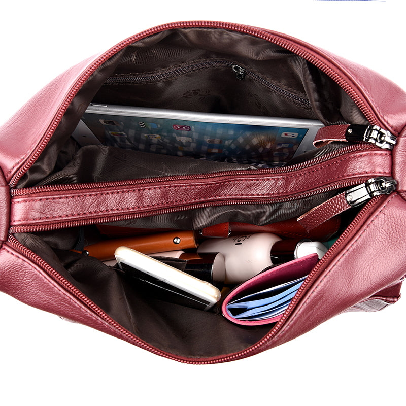 Women Luxury Leather Handbags Women Bags Designer Female Shoulder Messenger Bag