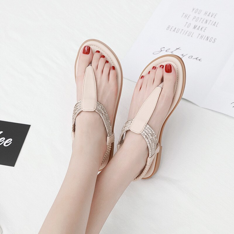 Elastic strap pu sandals women platform shoes solid classic  casual shoes women sandals summer female sandal deals