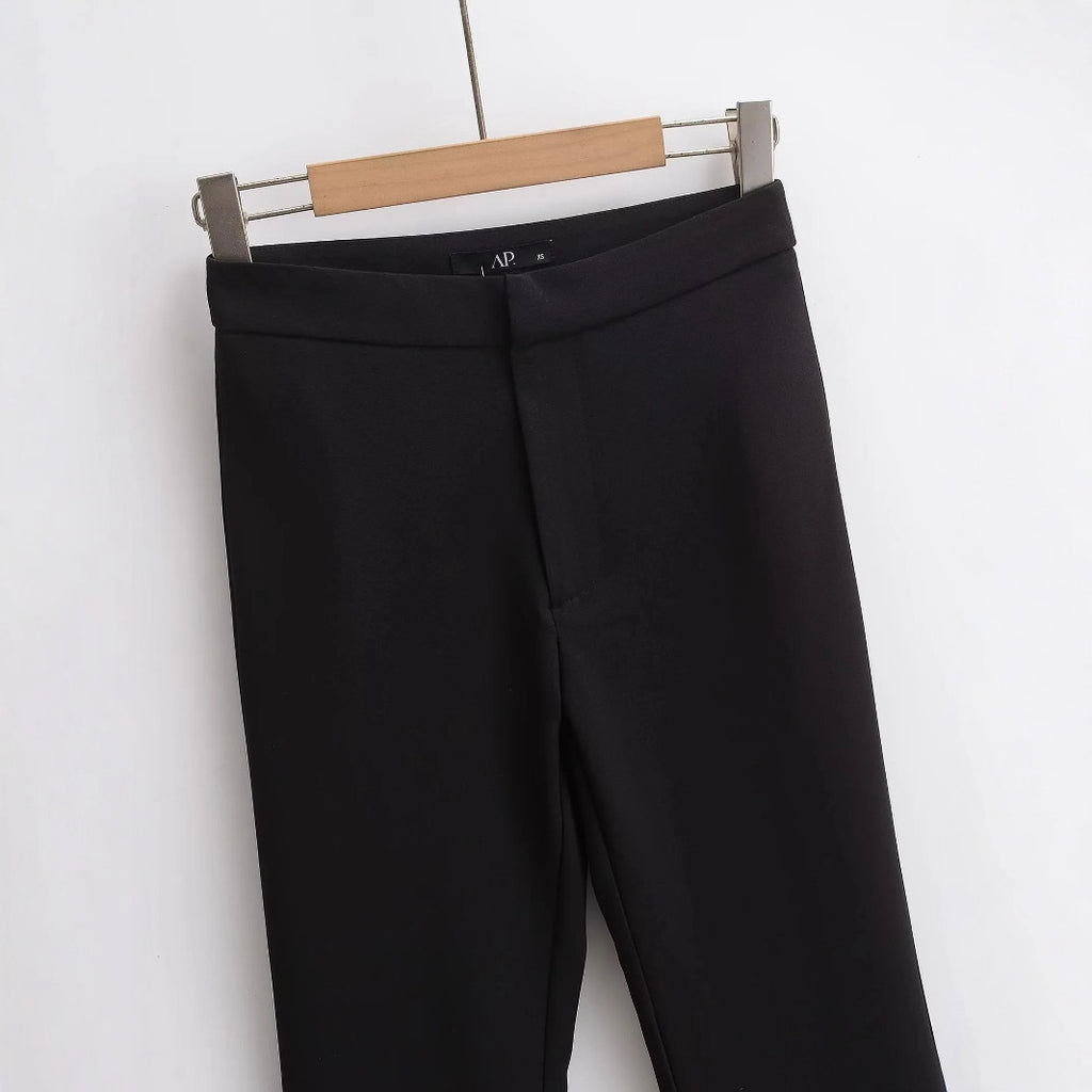 Black pants casual pants for women