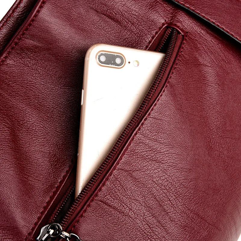 Women Luxury Handbag Female Brand Designer Shoulder Bag Casual Shopping Tote PU Leather Handbags Double Arrow Soild Bag