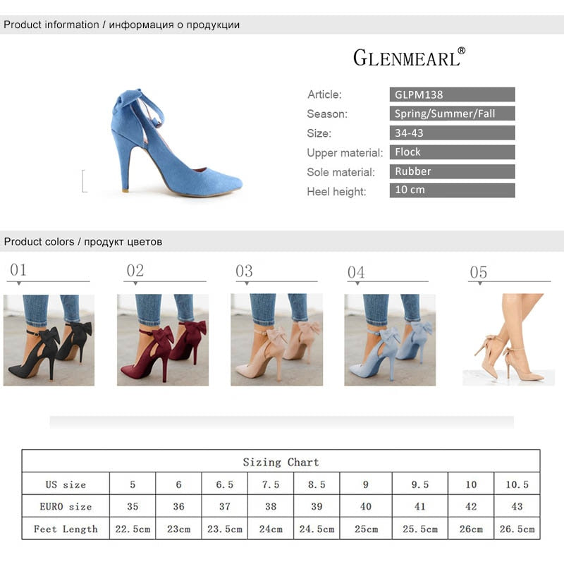 Women High Heels Brand Pumps Women Shoes Pointed Toe Buckle Strap Butterfly Summer Sexy Party Shoes Wedding Shoes
