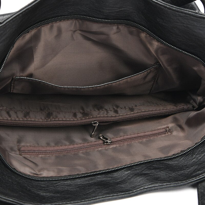 Purses and Handbags Soft Leather Luxury Handbags Women Bags Designer High Quality Casual Tote Female Shoulder Crossbody Bag