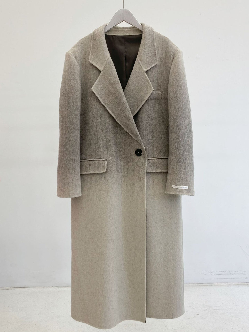 Handmade Loose One-Button Woolen Jackets