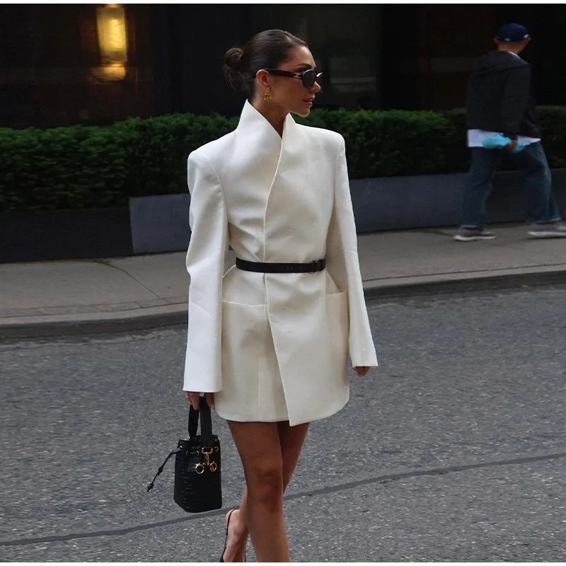 Autumn women elegant suit